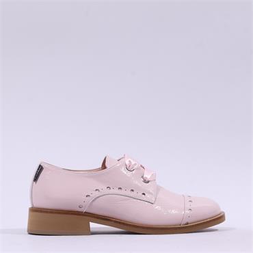 Marco Moreo Maura Toe Cap Ribbon Lace - Baby Pink Patent